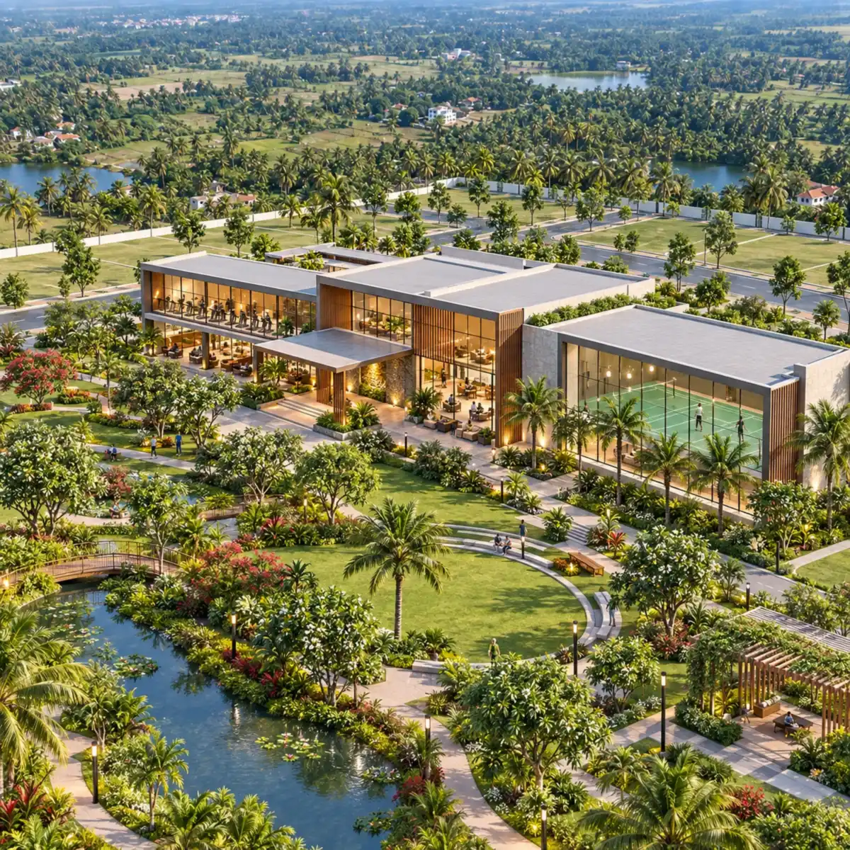 Assetz City of Palms clubhouse of about 20,000 sq ft